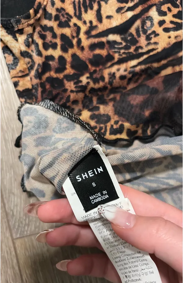 Shein Animal Print Top - Image 3