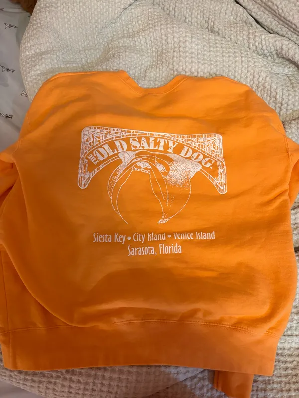 siesta key sweatshirt Orange - Image 4