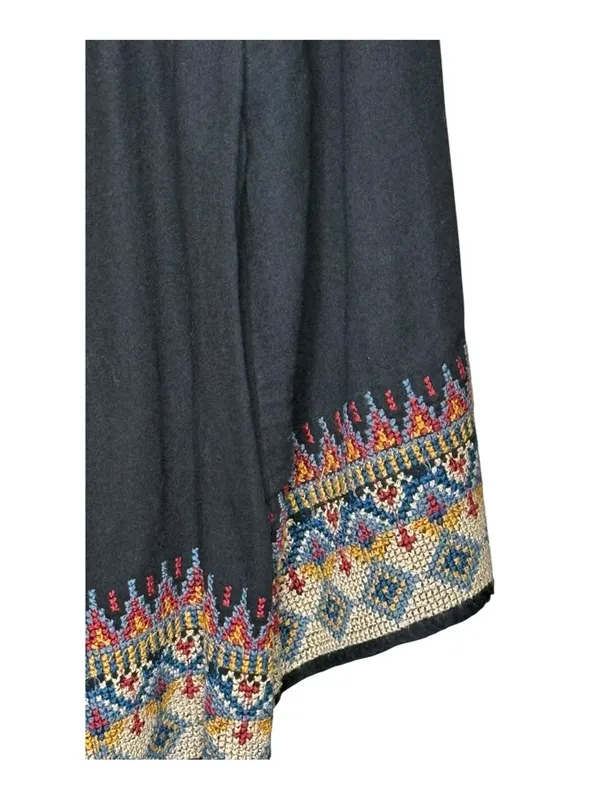 Joie 𖣴 Embroidered Festival Hippie Boho Off The Shoulder Peasant Top 𖣴 Black 𖣴 L - Image 12