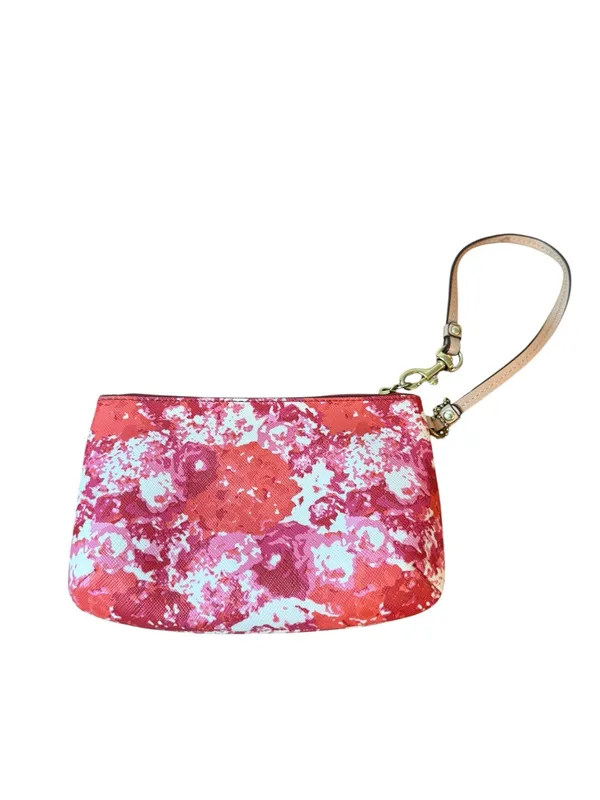 Coach Peyton Floral Paint Abstract Wristlet - Image 3