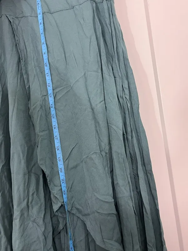 O'Neill XS Extra Small Teal High-Low Ambrosio Skirt Maxi - Image 8