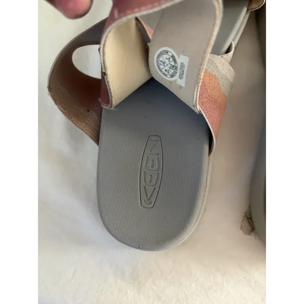 KEEN Elle Backstrap Sandals Womens 7.5 Brick Dust Vapor Comfort Walking - Image 8