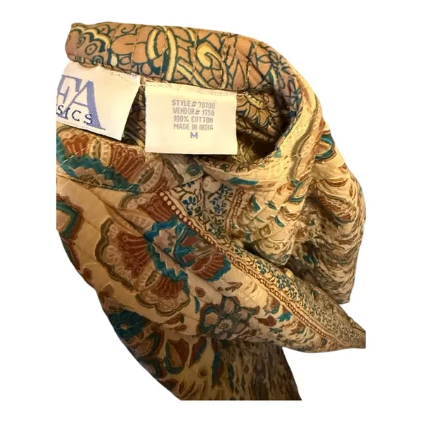 Vintage BFA Classics‎ Quilted Reversible Jacket Size M - Image 6
