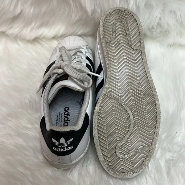 ADIDAS superstar tennis shoes Size 7.5 B-23‎ - Image 8