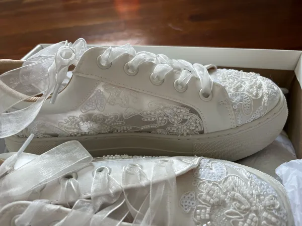 Betsey Johnson Bridal Sneakers - Image 6