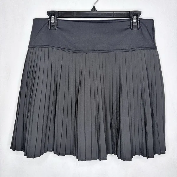 Quince Black Court Sport Pleated Tennis Mini Skirt - Image 4