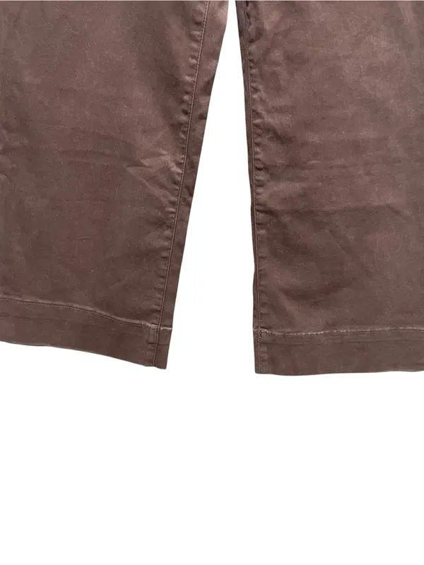 Bagatelle Collection Wide Leg Cropped Pants High Rise Brown Women’s Size 6 NWT - Image 2