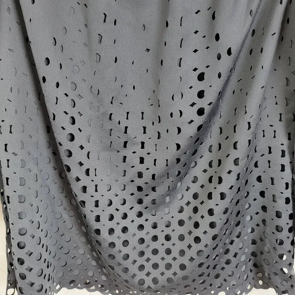 Banana Republic Women's Black Small Blouse Boat Neck Trumpet Sleeve‎ - Image 3