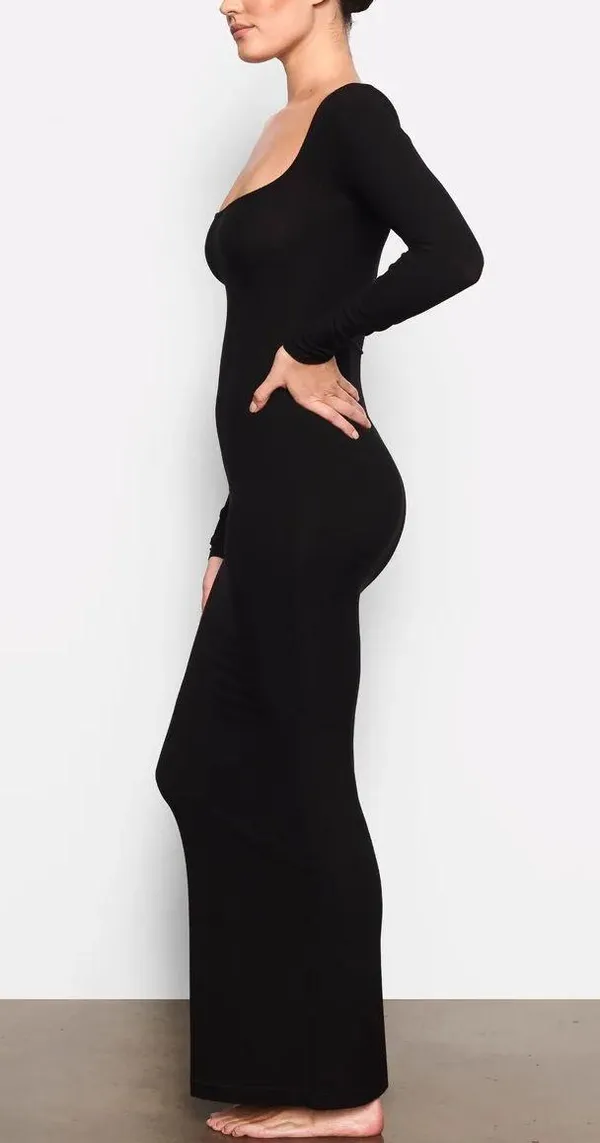 SKIMS Long Sleeve Dress - Image 2