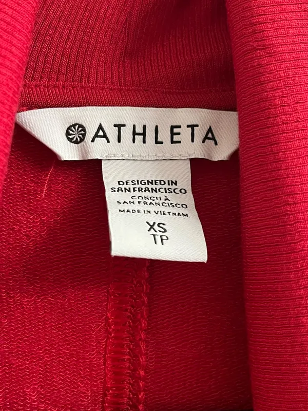 Athleta Pranayama Restore Wrap Cardigan Red Size XS - Image 13