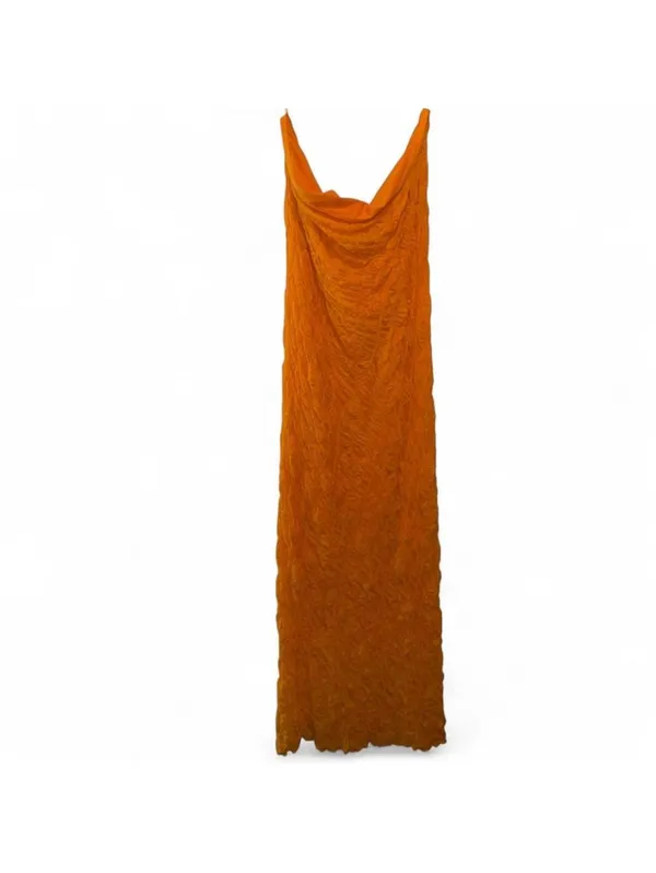 By Anthropologie Strapless Textured Knit Slip Midi Dress - Image 2