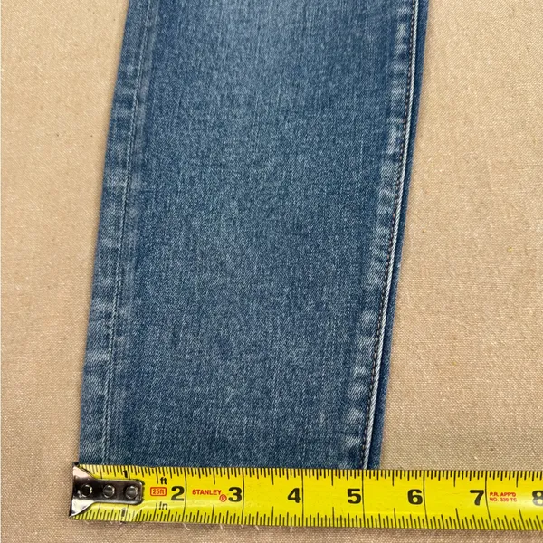 American Eagle Curvy Hi-Rise Jegging Jeans Womens Size 4 Medium Wash Distressed - Image 13