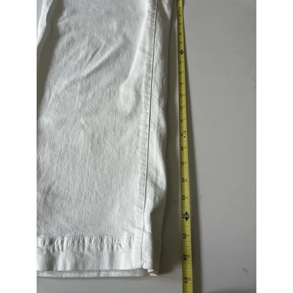 Madewell White Denim The Perfect Vintage Wide Leg Jean 29 - Image 8
