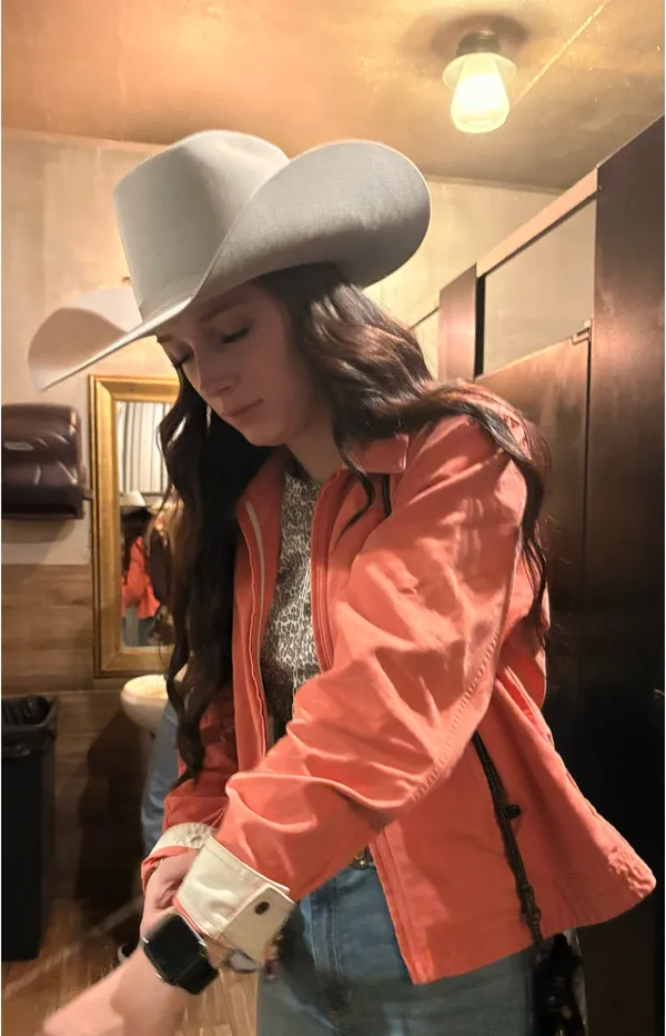 Vintage L.L. Bean Pink Denim Jacket - Image 2
