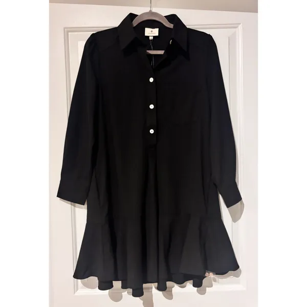 Tuckernuck Callahan crepe shirt dress - Image 2
