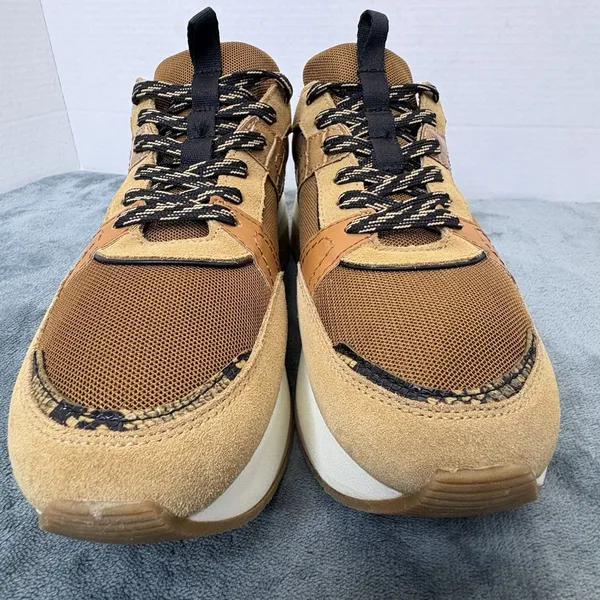 ZARA Chunky Platform Sneakers Brown Tan Size 41/ US 10 Trendy - Image 7