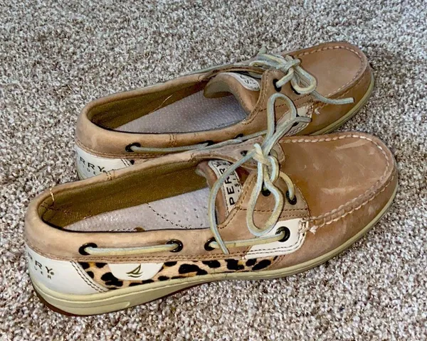 Sperry Angelfish Leopard Jacquard Slip-On Boat Shoe - Image 2