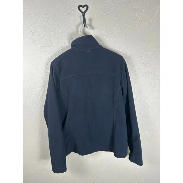Columbia Fleece Jacket Women's Size Medium Black Gorpcore Outdoors Hiking Coat - Image 6