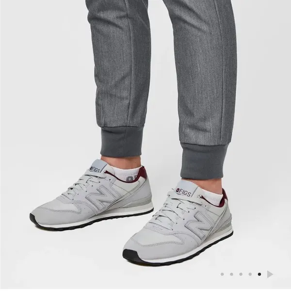 Figs Zamora Jogger Pants with Teal Accents SZ S - Image 6
