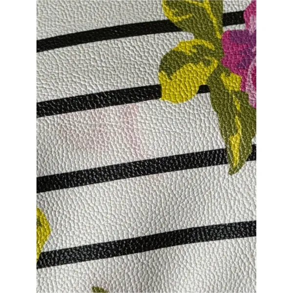 Luv Betsey by Betsey Johnson Floral Stripe Crossbody Wristlet Pink Roses Y2K - Image 10