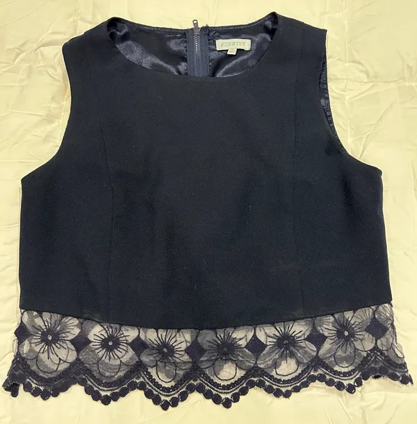 Blouse With Flower Detailing Multi Size M - Image 3