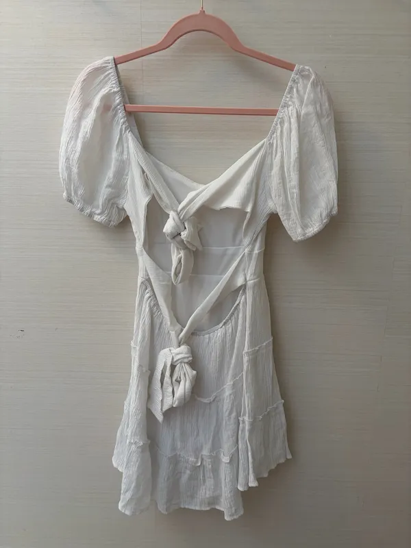 Altar'd State white graduation dress - Image 2