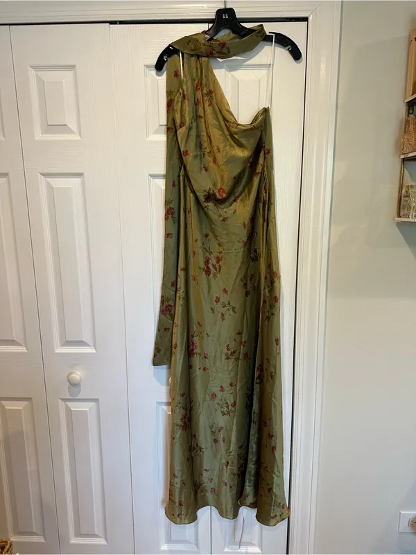Reformation Jazzlyn Silk Dress - Image 3