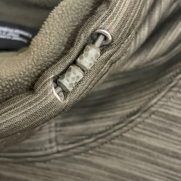 The North Face Womens Olive Green Cowl Neck Fleece Pullover Sweatshirt Small - Image 4