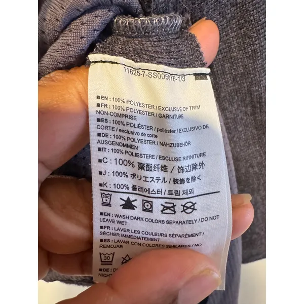 Arcteryx Laina Cowl Neck Pullover Sweater Charcoal Grey Womens Size Small - Image 3