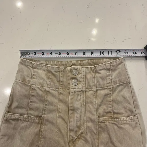 Free People Midnight City Wide Leg Jean in Neutral Size 24 - Image 8