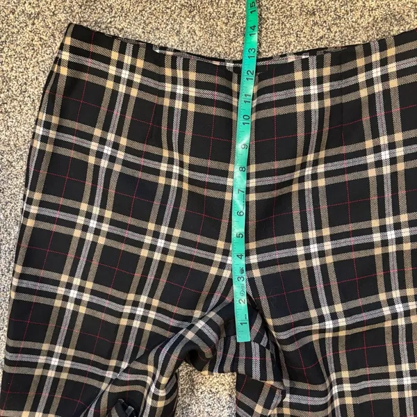 Talbots Women's Plaid Trousers Pants Size 12 - Image 7