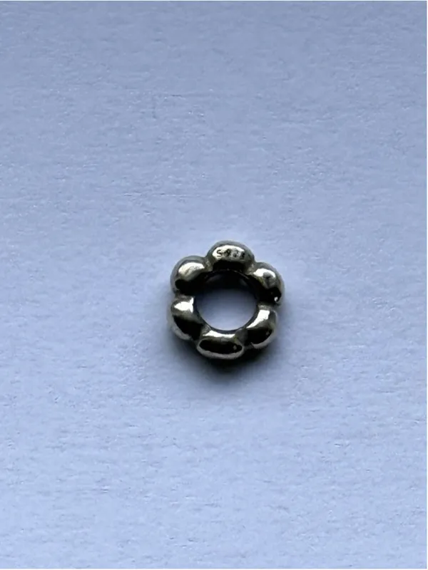 Pandora Moments Retired Big Bubble Spacer Sterling Silver 925 ALE 790155 - Image 3