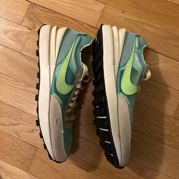 Nike Waffle One 'Bleached Aqua Lime Glow' - Image 4