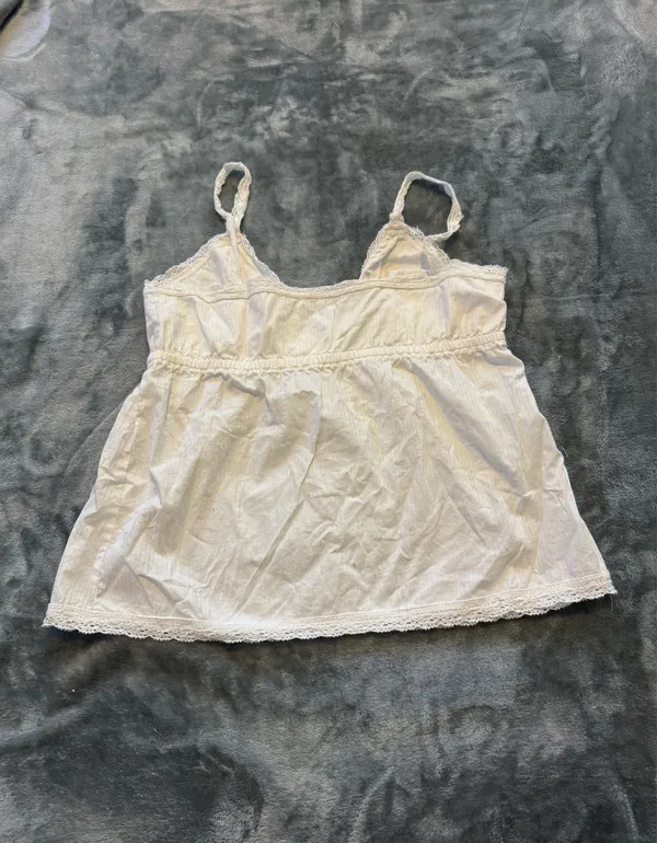 Brandy Melville White Babydoll Top - Image 2
