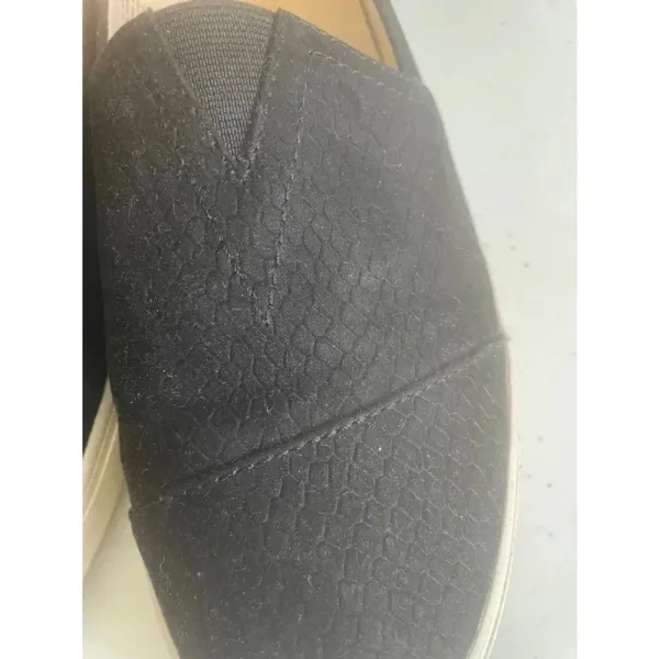 Women's Nine West Black Slip-On Sneakers Bomdia‎ Size 9 M GUC! - Image 3