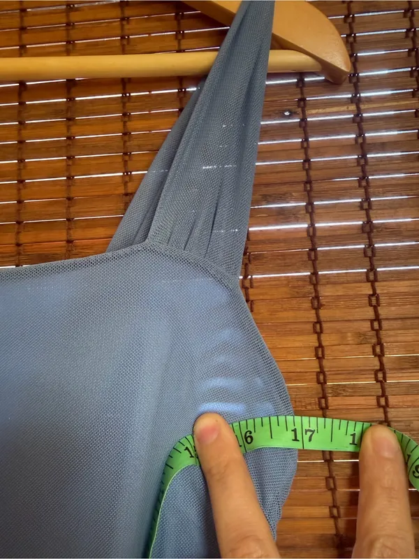 Lulus Amazing Presence Slate Blue Mesh Ruched Maxi Dress NWOT Small $79 - Image 7