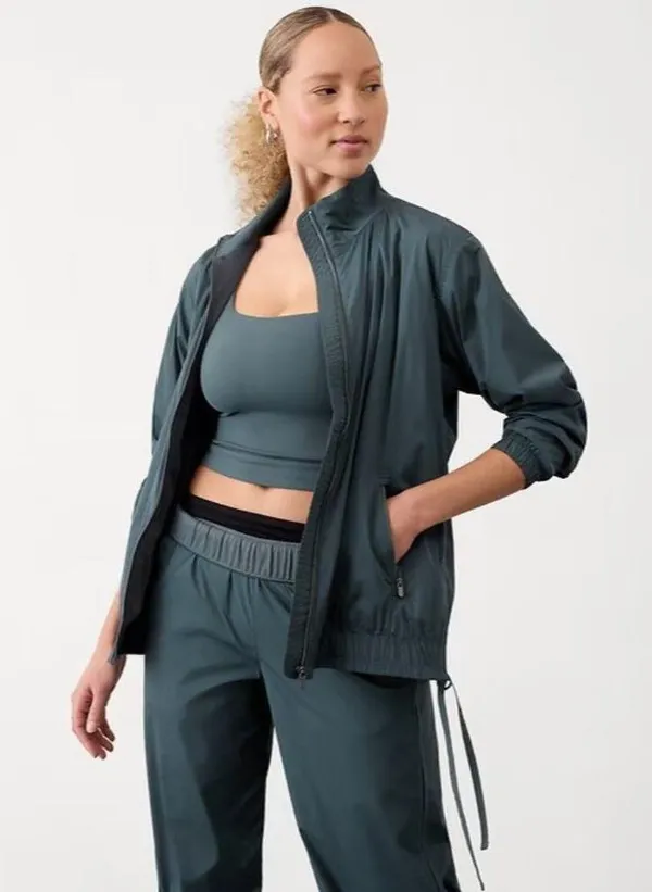 Athleta M Rise Anorak Jacket Eden Medium - Image 6