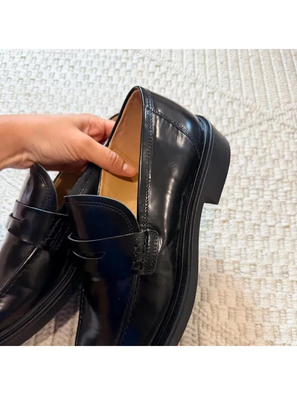 Tony Bianco Cherish Loafer in Black Hi Shine - Image 4