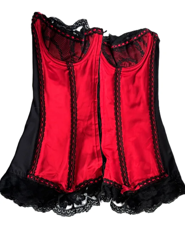 Red and Black Corset - Image 4