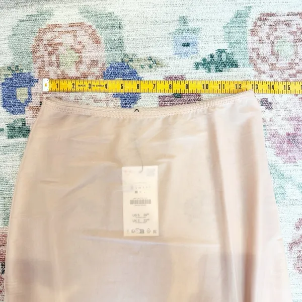 Zara Pink Lace Fairy Midi Skirt Small Sheer Romantic Feminine Ethereal Dainty - Image 4