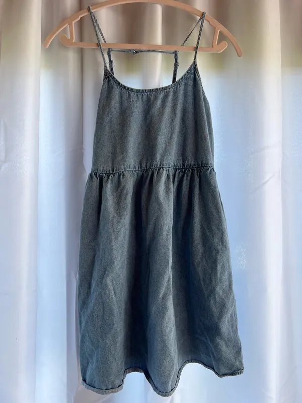 American Eagle Denim Babydoll Dress - Image 3