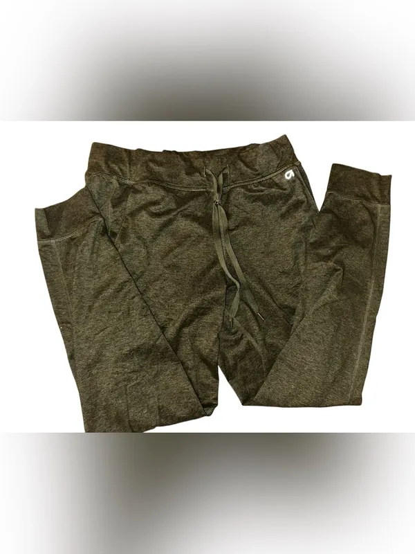 Gap GapFit Brushed Tech Jersey Joggers Dark Olive Loungewear Workout Small - Image 4