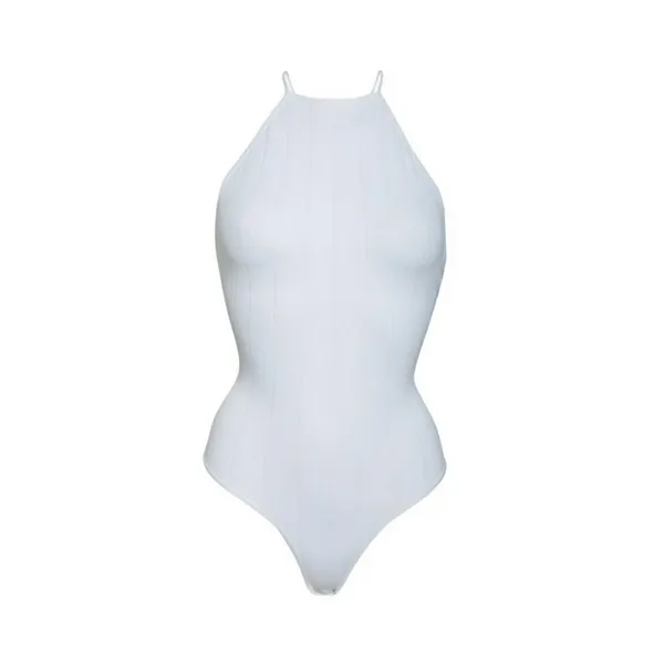 Free People Bridget Thong Bodysuit White XS - Image 7