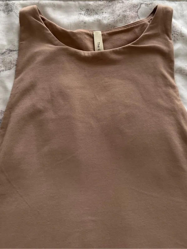 Aritzia The Group Babaton Sleeveless high Neck Bodysuit in Taupe, size XS casual - Image 9