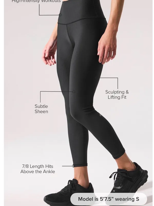 Alo Airlift Legging 7/8 - Black Nwt - Image 5