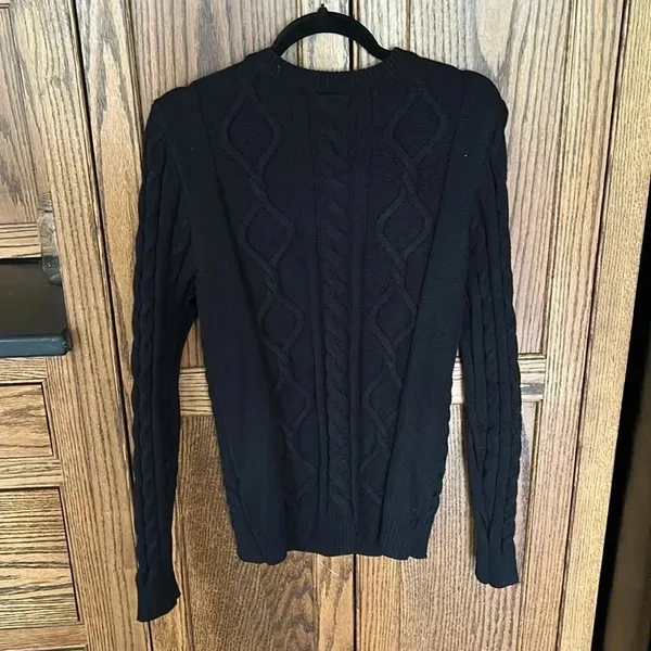 Disney Parks x Marvel Avengers Black Panther‎ Cable Knit Sweater | Size S - Image 10