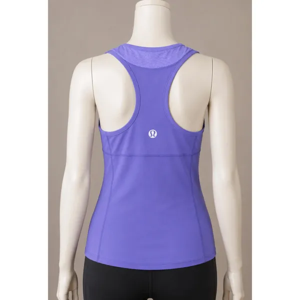 Lululemon Women’s Lavender Racerback Athletic Tank Top Size Large - Image 2