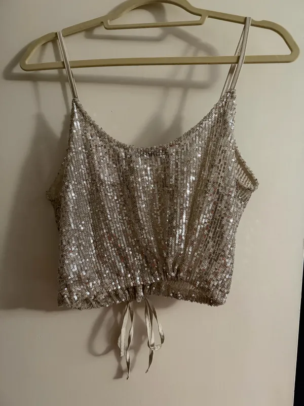 Zara sparkly tank top - Image 3