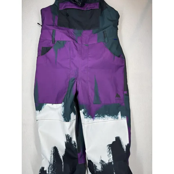 Burton Women's Avalon Stretch Bib Forest Chalk Small NWOT $260 MSRP - Image 5