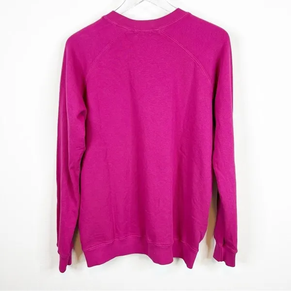 NWT Peloton Everyday‎ Oversized Crewneck Sweatshirt Women's S Pink Athleisure - Image 3